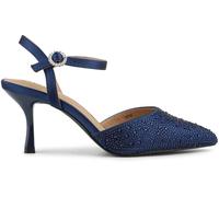 Jones Bootmaker Jones Bootmaker Blue Zena Leather Heeled Court Shoes Blue EU 37 (UK 4)