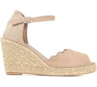 Jones Bootmaker Jones Bootmaker Neutral/Pink Alejandra Espadrille Wedge Sandals