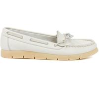 Jones Bootmaker Jones Bootmaker White Penella Hand Stitched Leather Moccasins White 8 EU 42