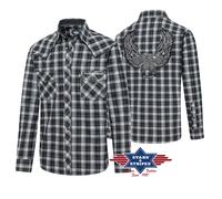 JONES Chemises à Carreaux country western Stars and Stripes homme