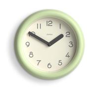 JONES CLOCKS® Fuze Horloge Murale | Petite Horloge Ronde | Vert Matcha | Un Design Moderne et ludique avec Une Douce présence sculpturale | Idéal pour Les Cuisines, Les Salons, Les Chambres d’Enfants