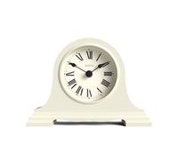 JONES CLOCKS® Speakeasy Horloge de cheminée Petit | Chapeau Classique de napoléon | Crème pâle | Chiffres Romains | Style Traditionnel pour Bureau, Table, étagère ou Chevet