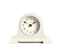 JONES CLOCKS® Speakeasy Horloge de cheminée Petit | Chapeau Classique de napoléon | Crème pâle | Style Classique Contemporain pour Bureau, Table, étagère ou Chevet