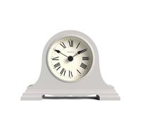 JONES CLOCKS® Speakeasy Horloge de cheminée Petit | Chapeau Classique de napoléon | Gris | Chiffres Romains | Style Traditionnel pour Bureau, Table, étagère ou Chevet