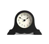 JONES CLOCKS® Speakeasy Horloge de cheminée Petit | Chapeau Classique de napoléon | Noir | Style Classique Contemporain pour Bureau, Table, étagère ou Chevet