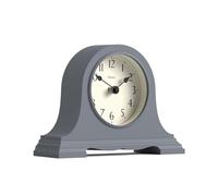 JONES CLOCKS® Speakeasy Petite Horloge à cheminée | Conception Classique du Chapeau de Napoléon | Marine française | Style Classique Contemporain pour Bureau, Table, étagère ou Table de Chevet