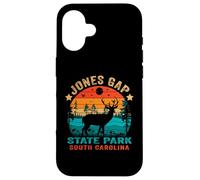 Jones Gap State Park Caroline du Sud USA Retro Sunset Coque pour iPhone 16