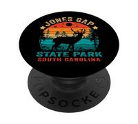 Jones Gap State Park Caroline du Sud USA Retro Sunset PopSockets PopGrip Adhésif