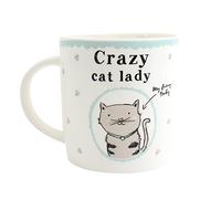 Jones Home and Gift Mug avec Inscription « Crazy Cat Lady »