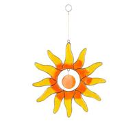 Jones Home and Gift Quelque Chose de différent en Gros Sun Catcher, Orange/Jaune, 32 cm
