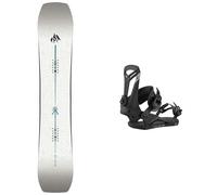 Jones - Packs (snowboard + fix) - Snowboard all-mountain - Pack Aviator 2.0 2026 pour Homme - Blanc Blanc 160 cm