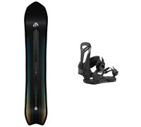 Jones - Packs (snowboard + fix) - Snowboard all-mountain - Pack Stratos 2026 pour Homme - Noir Noir 154W cm,156 cm,158W cm,159 cm,161W cm,162 cm