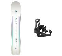 Jones - Packs (snowboard + fix) - Snowboard all-mountain - Pack Stratos Women'S 2026 pour Femme - Blanc Blanc 140 cm,146 cm,155 cm