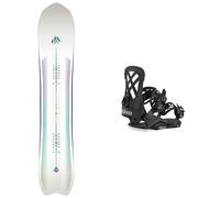 Jones - Packs (snowboard + fix) - Snowboard freeride - Pack Stratos Women'S 2027 - Blanc Blanc 143 cm,146 cm,149 cm,152 cm,155 cm