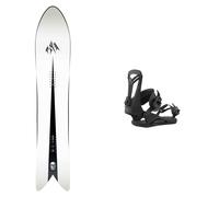 Jones - Packs (snowboard + fix) - Snowboard - Pack Storm Wolf 2024 pour Homme - Blanc Blanc 158 cm