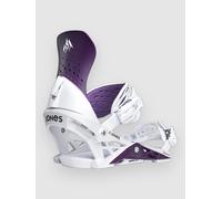 Jones Snowboards Aurora 2027 Fixations de Snowboard blanc M
