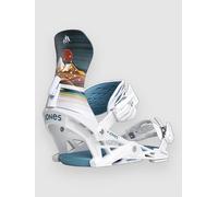 Jones Snowboards Aurora Art 2026 Fixations de Snowboard blanc M