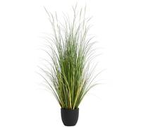 JonesHousaeDeco D463C01 Herbe Artificielle Blanche de 120 cm, Plantes d'intérieur en Pot, Faux Feuillage décoratif, Facile d'entretien, Parfait pour Donner Vie aux espaces intérieurs