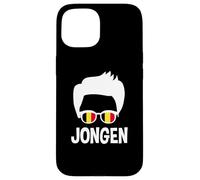 Jongen Flamand Boy Silhouette Cool Flanders Pride Belgique Coque pour iPhone 15