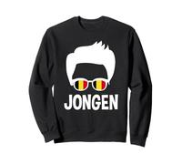 Jongen Flamand Boy Silhouette Cool Flanders Pride Belgique Sweatshirt