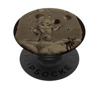 Jongleur d'un Autre Monde par JJ Grandville Surrealism PopSockets PopGrip Adhésif