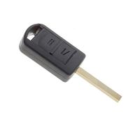 Jongo® Coque Clé 2 Boutons + Lame Compatible avec Opel Corsa C, Meriva A | Compatible avec Opel Combo C, Tigra B. Lame HU100 et contacts de pile inclus. Accepte aussi votre lame d'origine.