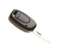 Jongo® Coque de Clé 1 Bouton Compatible Renault Clio 2, Kangoo, Twingo | Boîtier Télécommande Plip avec Lame Vierge NE73 - Remplacement Coque Clé Auto Sans Électronique