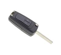 JONGO® Coque de Clé Compatible Opel Astra, Corsa E, Mokka, Zafira, Insignia, Adam, Cascada, Karl | Boîtier Télécommande 2 Boutons avec Lame Vierge