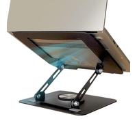 Jongyumo Support pour PC Portable Réglable, Support surélevé ventilé pour Ordinateur Portable 14 à 17,3 Pouces (35 à 44 cm), Informatique Pliable pour Salon, Maison, Salle de Classe, étude