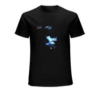 Joni Mitchell Mens T-Shirt Graphic Printed Black Tee XL
