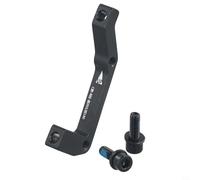 Jonikuper Adaptateur de frein à disque pour fourche de 160 mm à 180/203 mm - Compatible roues avant et arrière - Alliage d'aluminium noir (C)