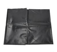 Jonikuper Bâche de bassin à poissons en polyéthylène haute densité pour jardins et aménagement paysager - Membrane imperméable renforcée de 0,12 mm d'épaisseur, noir, 200 x 300 cm et 250 x 300 cm (0,5