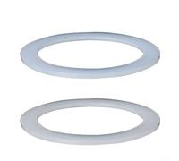 Jonikuper Bague d'étanchéité en silicone pour cafetière italienne de 2/4/6/9 tasses - Joint en caoutchouc blanc pour cafetière italienne