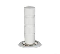 Jonikuper Butée de porte magnétique robuste avec absorption des chocs, design invisible pour éviter la fermeture de porte, compatible avec différents types de portes et lisse (blanc)