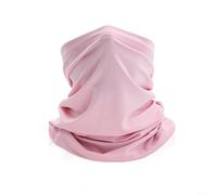 Jonikuper Cagoule de cyclisme pour sports de plein air, masque chauffant en polyester pour le cyclisme, la course, la pêche et la randonnée, 24 cm x 42 cm (rose)