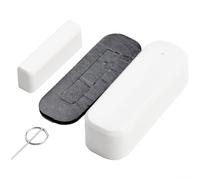 Jonikuper Capteur de porte et fenêtre de sécurité pour Tuya, connexion Wi-Fi, alarme sonore et lumineuse 80 dB, application et contrôle vocal, avec enregistrements historiques (C)