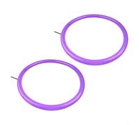 Jonikuper Chambre à air ultralégère pour vélo 62 g avec valve de 45 mm pour pneus de montagne 26/27,5/29er 1,9-2,6 compatible avec jantes et freins à disque Violet (26 x 1,95-2,6 2 pièces)
