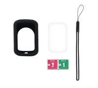 Jonikuper Coque de protection en silicone compatible avec C206 Pro et C206, pour compteur de vitesse GPS ultra léger et résistant aux chocs avec accès complet au port pour le cyclisme (noir)