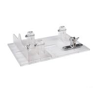 Jonikuper Coupe-bouteille réglable en verre avec plinthe épaisse et lame haute performance pour bouteilles de 20 à 230 mm de diamètre, outil d'artisanat et de recyclage (transparent)