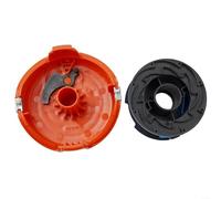 Jonikuper Couvercle de bobine et fil nécessaires, capuchon de bobine de rechange, pour Black & Decker, pour GL315 GL350 GL650 GL337SB GL546SC GL650SBC (1 capuchon + 1 bobine)