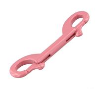 Jonikuper Crochet à clip à double extrémité pour plongée sous-marine, 90 mm en acier inoxydable avec fonctionnement manuel, compatible avec les BCD et les équipements de plongée (rose)