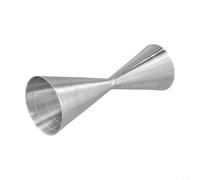 Jonikuper Doseur à cocktail en acier inoxydable pour bar et usage domestique, tasse à mesurer double shot avec mesures de 30/45 ml et 60/90 ml, pour mélangeur de boisson durable en acier inoxydable
