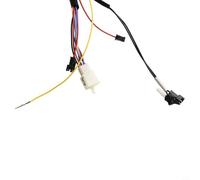 Jonikuper Ebike Écran LCD 48-72 V Moteur électrique Compteur de vitesse avec grand écran haute luminosité Large View Interface 6 broches Compatible avec E-For Bike et Scooter 48 V Noir