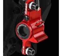 Jonikuper eBike Kit de frein à disque hydraulique pour vélo électrique 160 mm, alliage d'aluminium et acier, longueur de ligne PM 74 mm IS 51 mm, avant 890 mm et arrière 1570 mm, noir/rouge/jaune/bleu