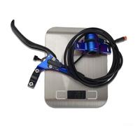 Jonikuper eBike Kit de frein à disque hydraulique pour vélo électrique 160 mm, alliage d'aluminium et acier, longueur de ligne PM 74 mm IS 51 mm, avant 890 mm et arrière 1570 mm, noir/rouge/jaune/bleu