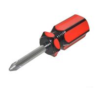 Jonikuper Embout de tournevis cruciforme en métal de 85 mm pour la réparation de la maison et de la voiture, petit design portable avec poignée rouge et noire (SKU)