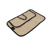 Jonikuper Ensemble de couverts de camping en acier inoxydable 304 avec sac de rangement Oxford pour pique-niques, barbecues et activités de plein air - Cuillère, fourchette et baguettes (sac vide kaki