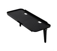 Jonikuper Étagère de rangement réglable pour écran de télévision | Organiseur de maison peu encombrant pour livres, consoles de jeu et télécommande | Compatible avec les unités TV et bureaux | Noir (M