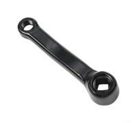 Jonikuper Exercice de remplacement de manivelle de vélo de 127 mm, trou carré en fer, compatible avec la plupart des vélos de fitness d'intérieur, ensemble gauche et droit (manivelle gauche)