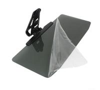 Jonikuper Extension de pare-soleil réglable anti-reflet compatible avec voiture, camion, SUV - Bouclier lumineux polarisé avec rotation à 180 °, protection transparente, compatible avec PC/PMMA